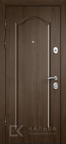 Фото №2 «Входная дверь под дерево дуб золотой и венге с аркой №533»